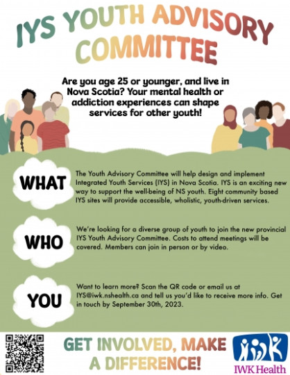 IYS Youth Advisory Committee poster