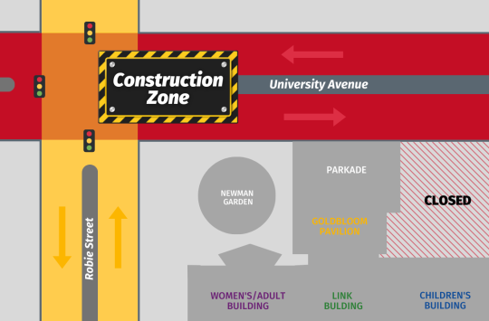Construction on Uni. Ave. may cause delays