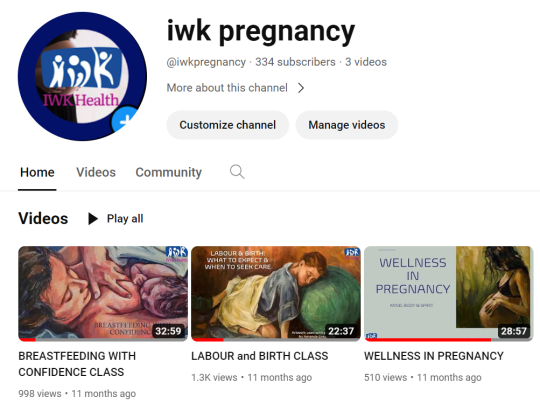 YouTube IWK Pregnancy