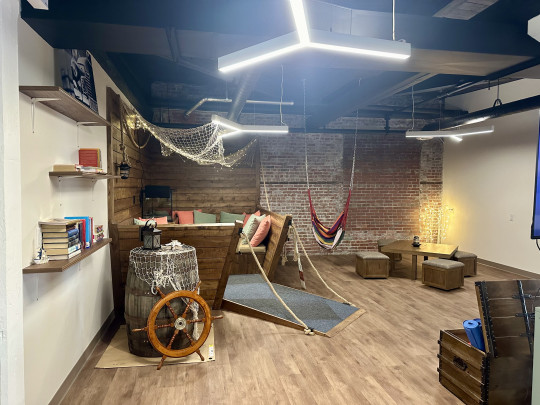 Reading and hangout space