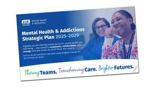 Cover page of Mental Health & Addictions Strategic Plan