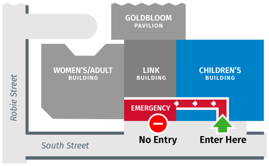Temporary Emergency Department Entrance