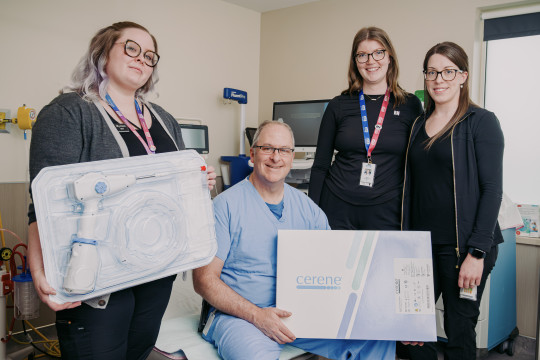 From left to right: Myriam Lapointe, David Rittenberg, Brae Greencorn, Megan LeLoup
