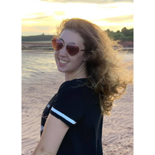 Gillian at the beach
