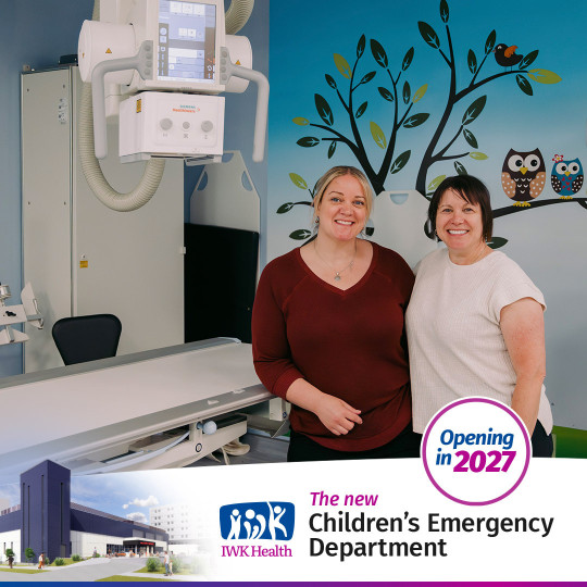 Left to right: Chrissy Gamache, Carol Grace photo by Ryan Wilson IWK