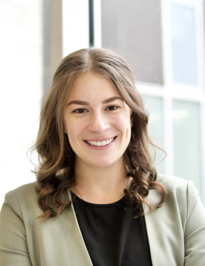 A headshot of Micaela Sabean