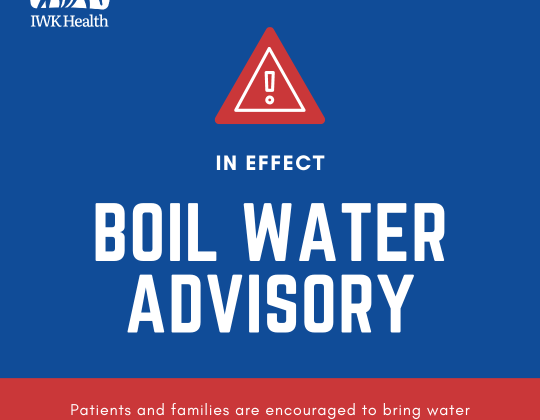 Boil Water Advisory in effect.