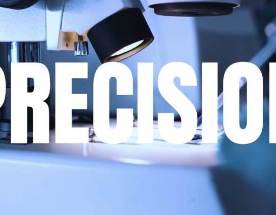 A microscope with the word Power in all Caps.