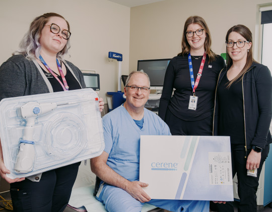 From left to right: Myriam Lapointe, David Rittenberg, Brae Greencorn, Megan LeLoup