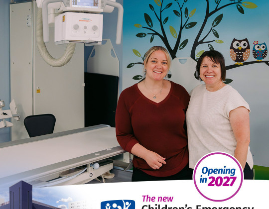 Left to right: Chrissy Gamache, Carol Grace photo by Ryan Wilson IWK
