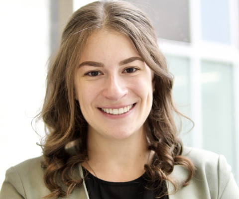 A headshot of Micaela Sabean